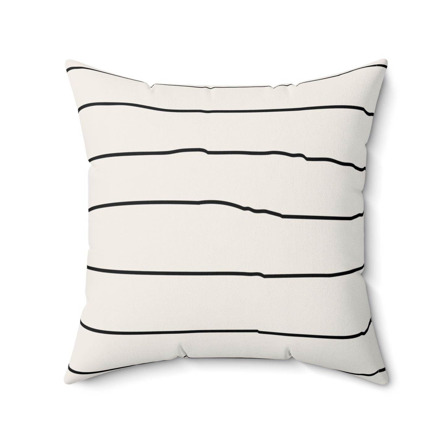 Coussin carré décoratif avec Design Ligné Minimaliste