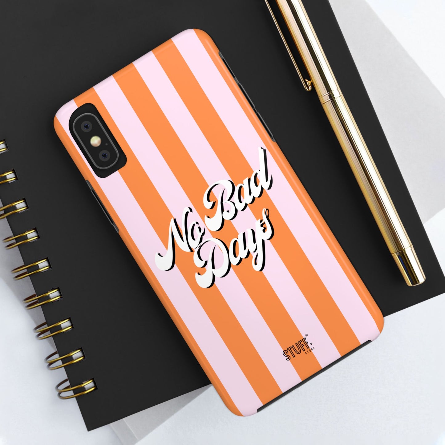 No Bad Days Case | Coque résistante double protection avec phrase positive