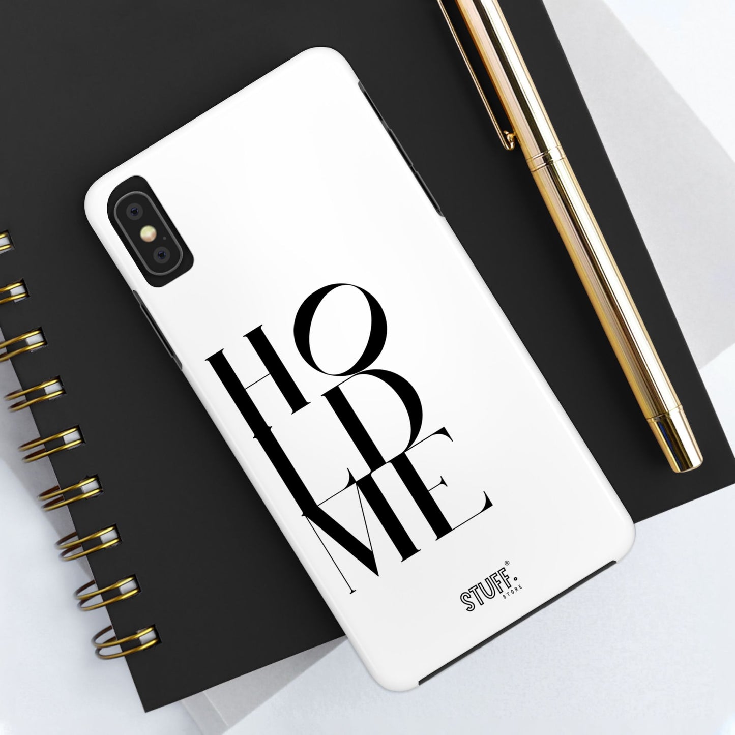 Hold Me | Coque résistante et durable avec Design épuré Monochrome