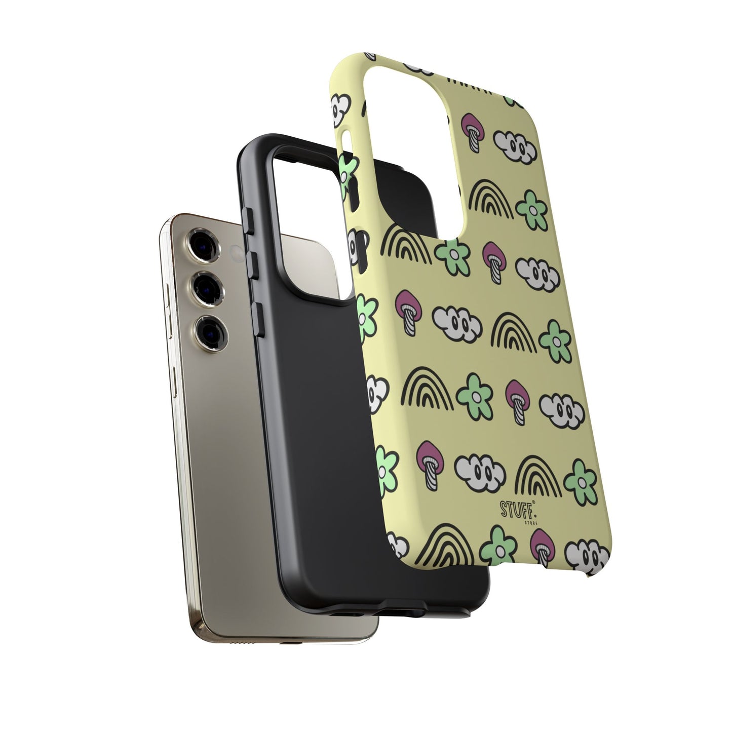 Pixie Case | Coque résistante double protection — Collection Pixie — Jaune