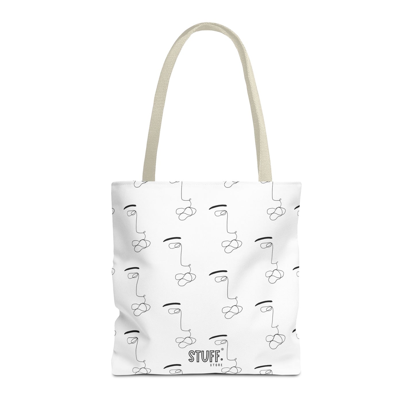 He’s Art Tote Bag | Sac cabas résistant et durable avec design one-line