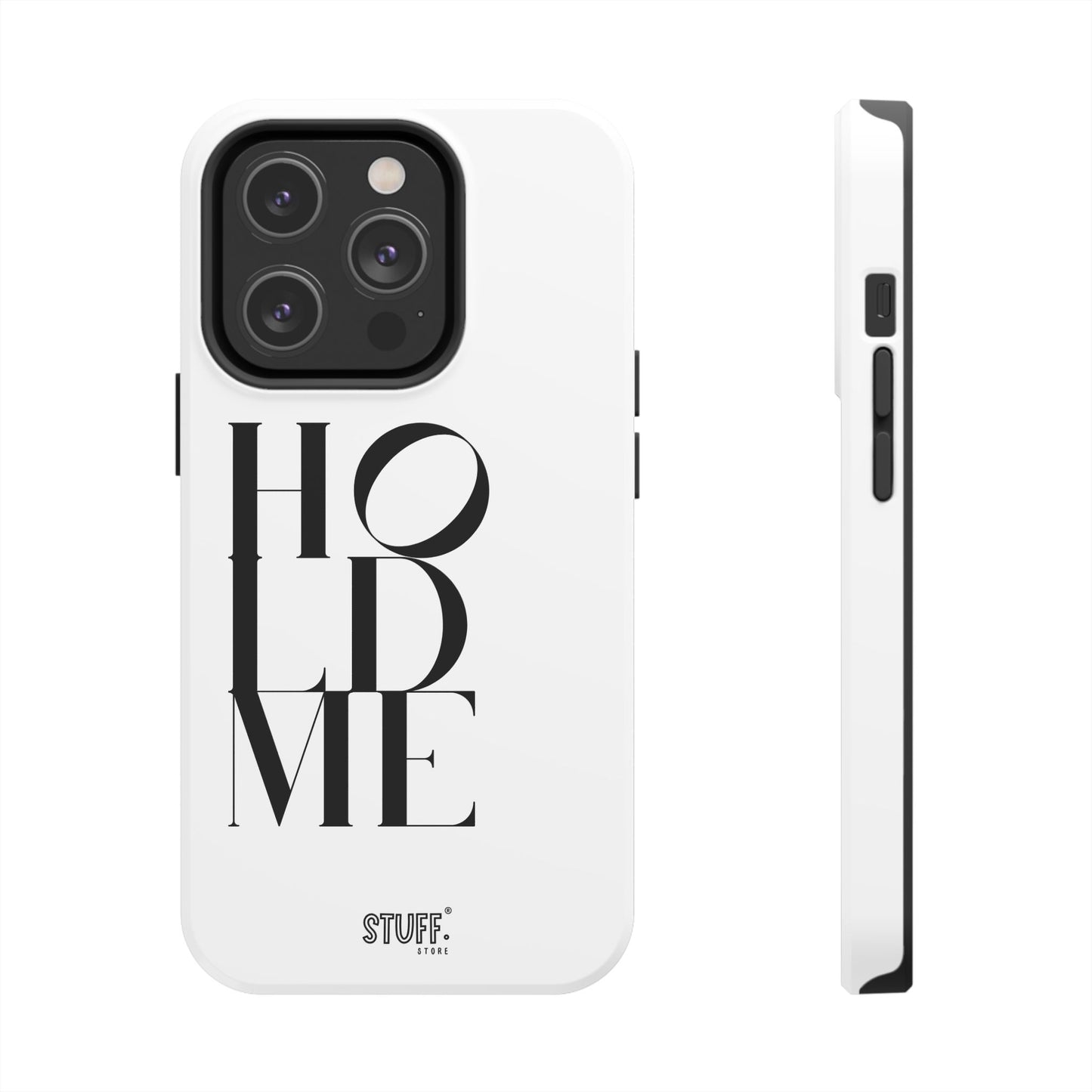 Hold Me | Coque résistante et durable avec Design épuré Monochrome