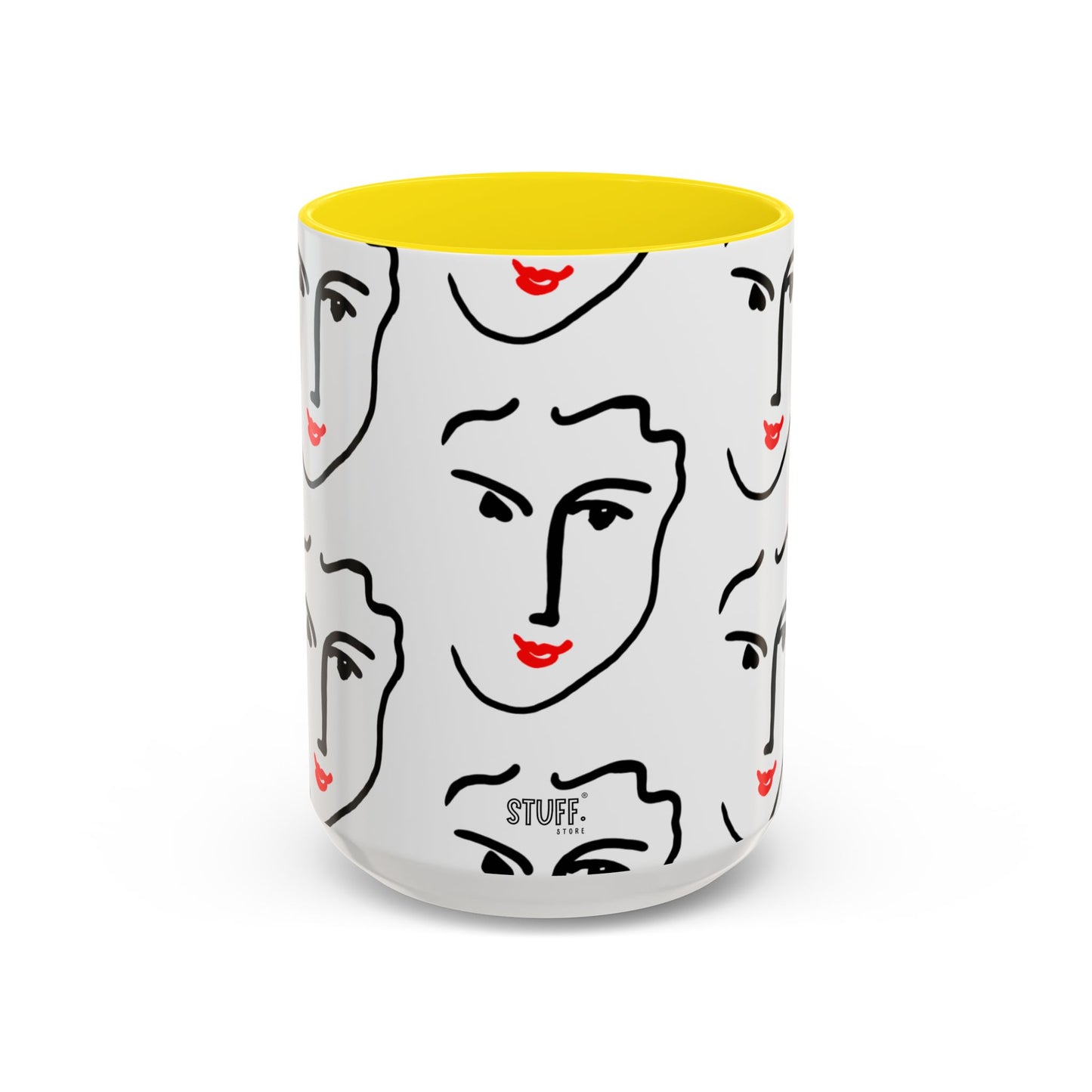 Nadia Cup | Matisse-inspired two-tone mug - 330ml