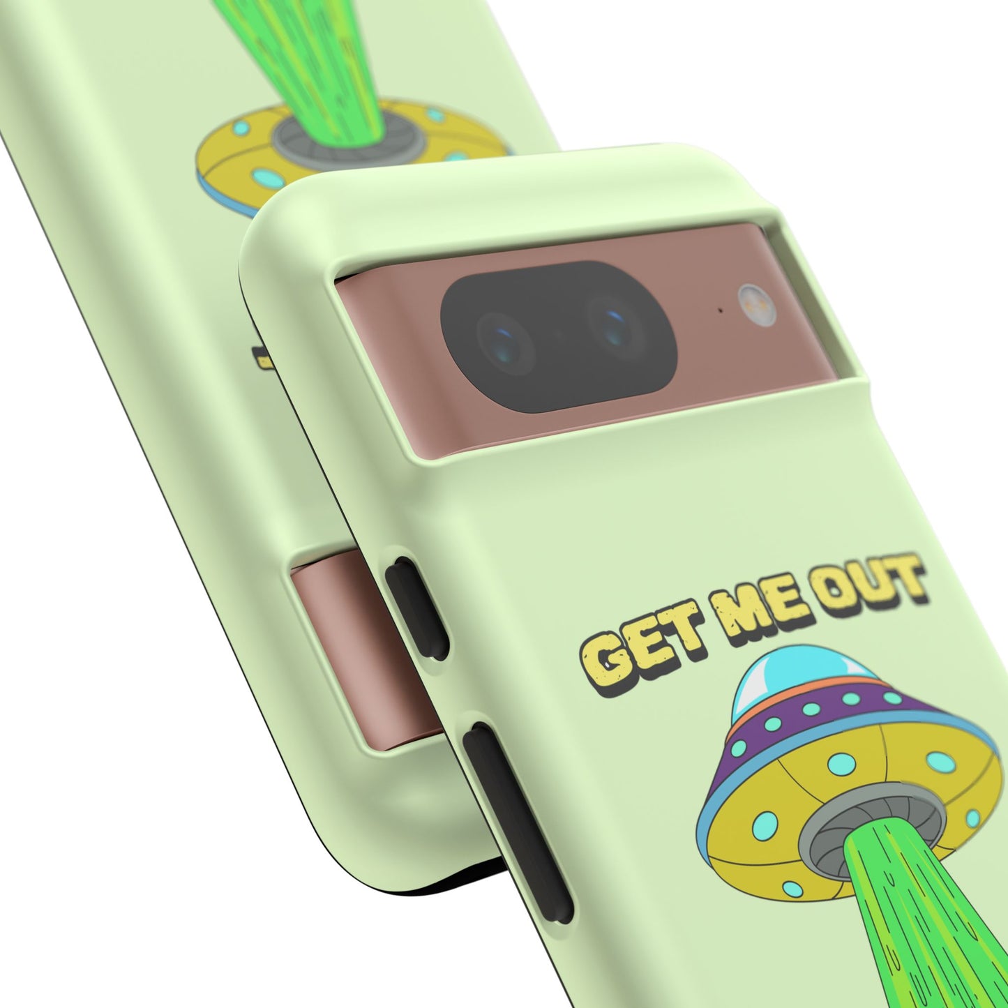 Get Me Out of Here | Coque résistante anti-choc — Vert Menthe