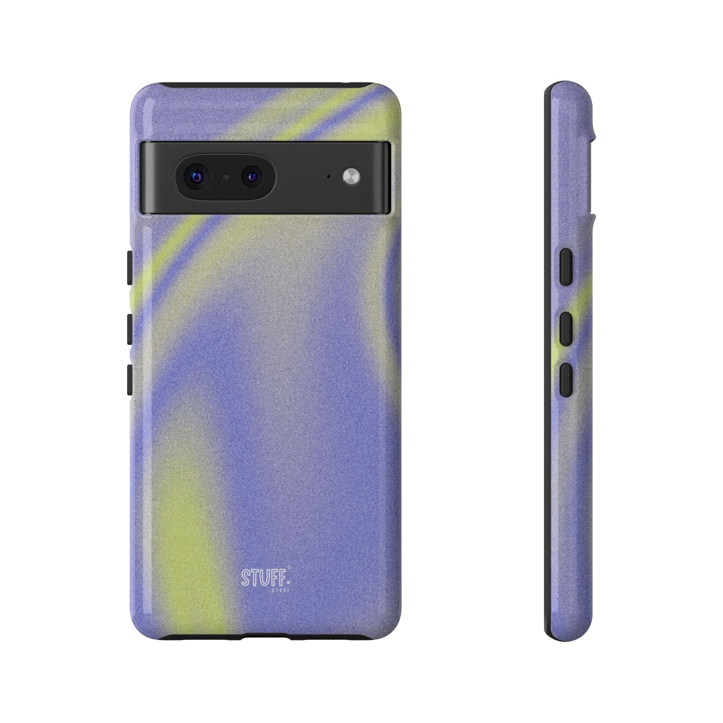 Vibrant Case | Coque résistante double protection anti-choc - Violet & Jaune
