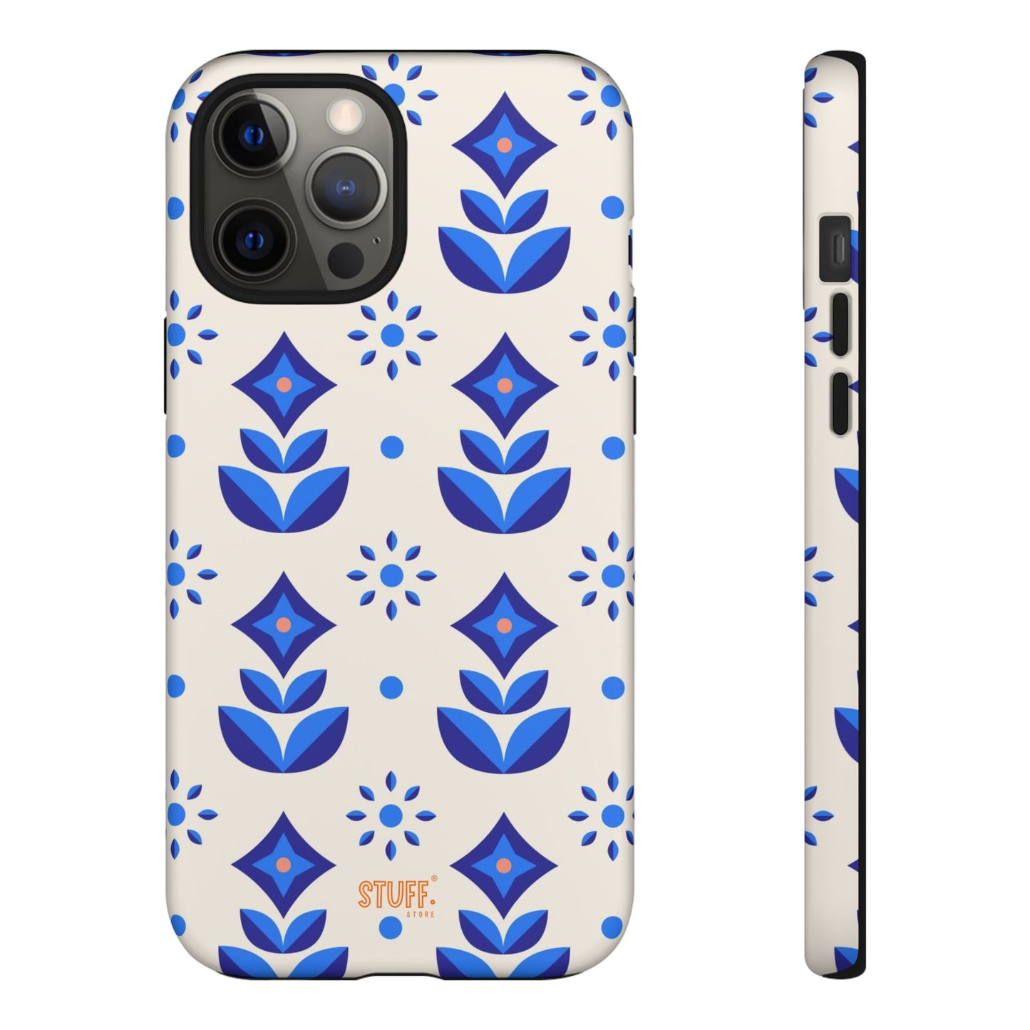Floral Case | Coque résistante double protection avec Design Fleuri