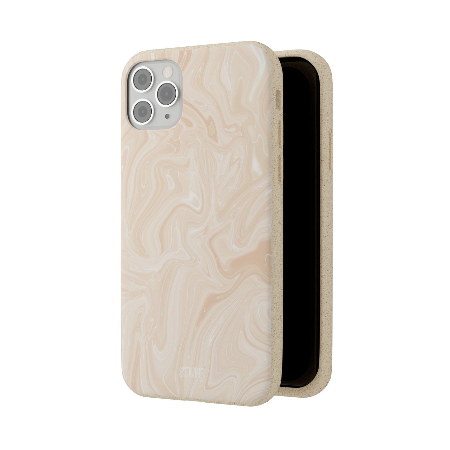 Liquid Marble Case | Coque Eco-Friendly en Bambou et Bioplastique Effet Marbré - Disponible avec Emballage Cadeau