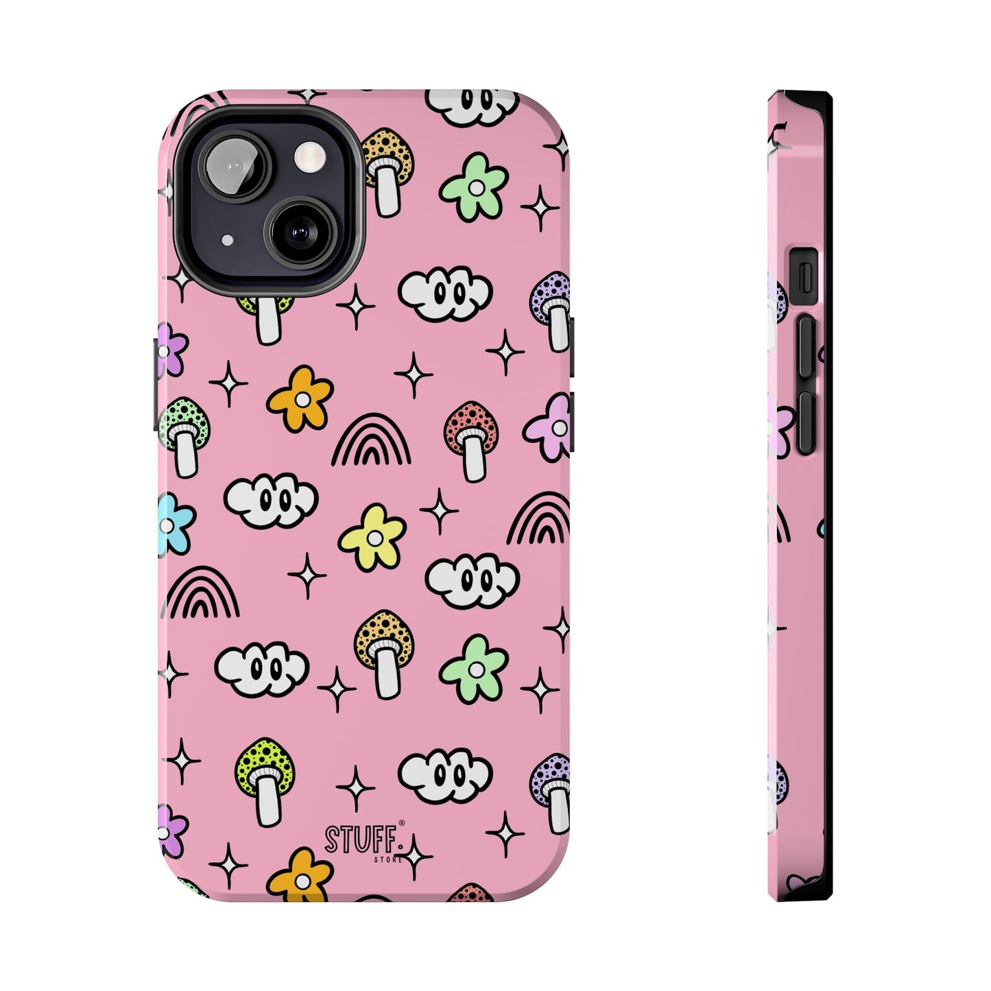 Pixie Case | Coque résistante double protection | Pixie Collection - Pink Matte Effect