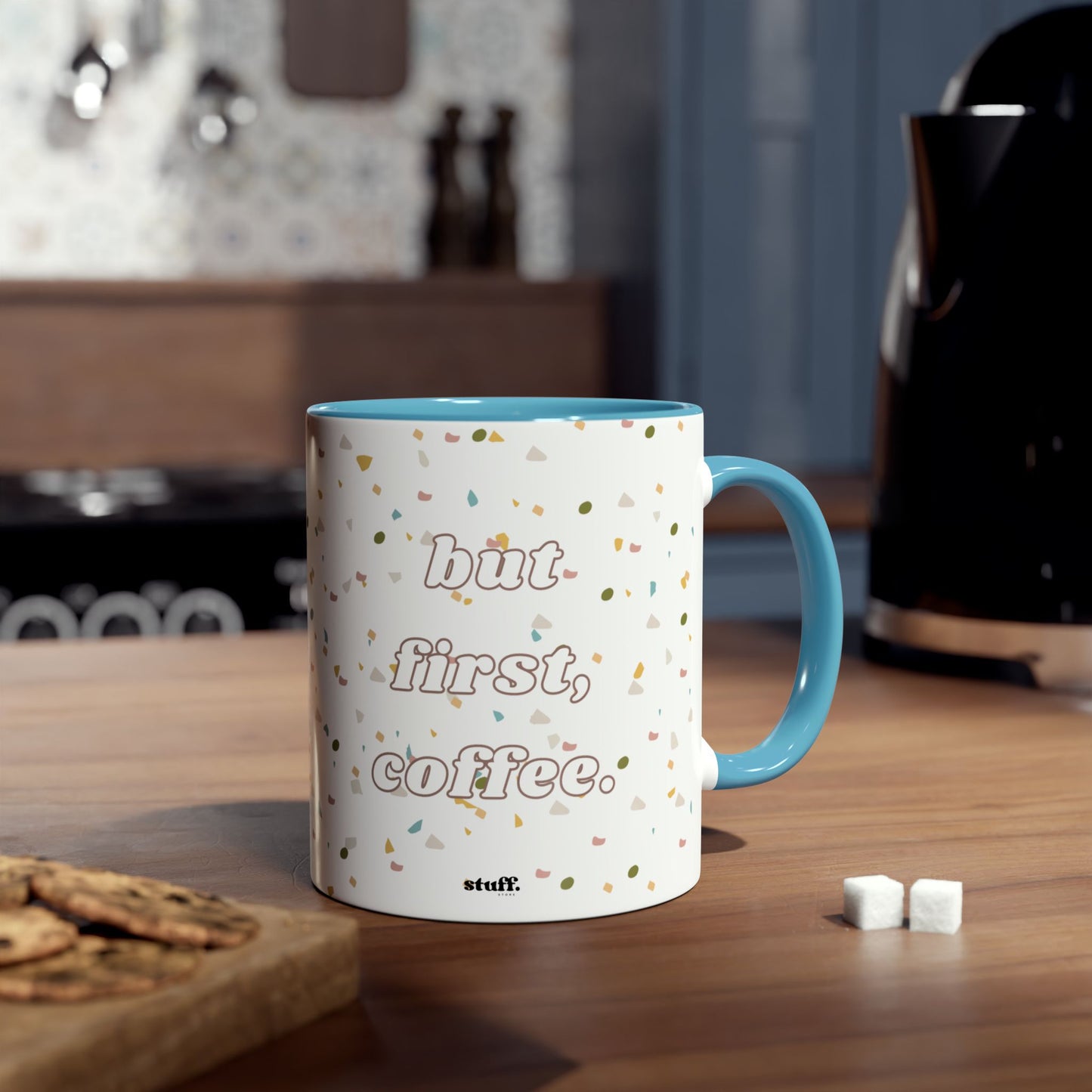 but first, coffee two-tone coffee mug