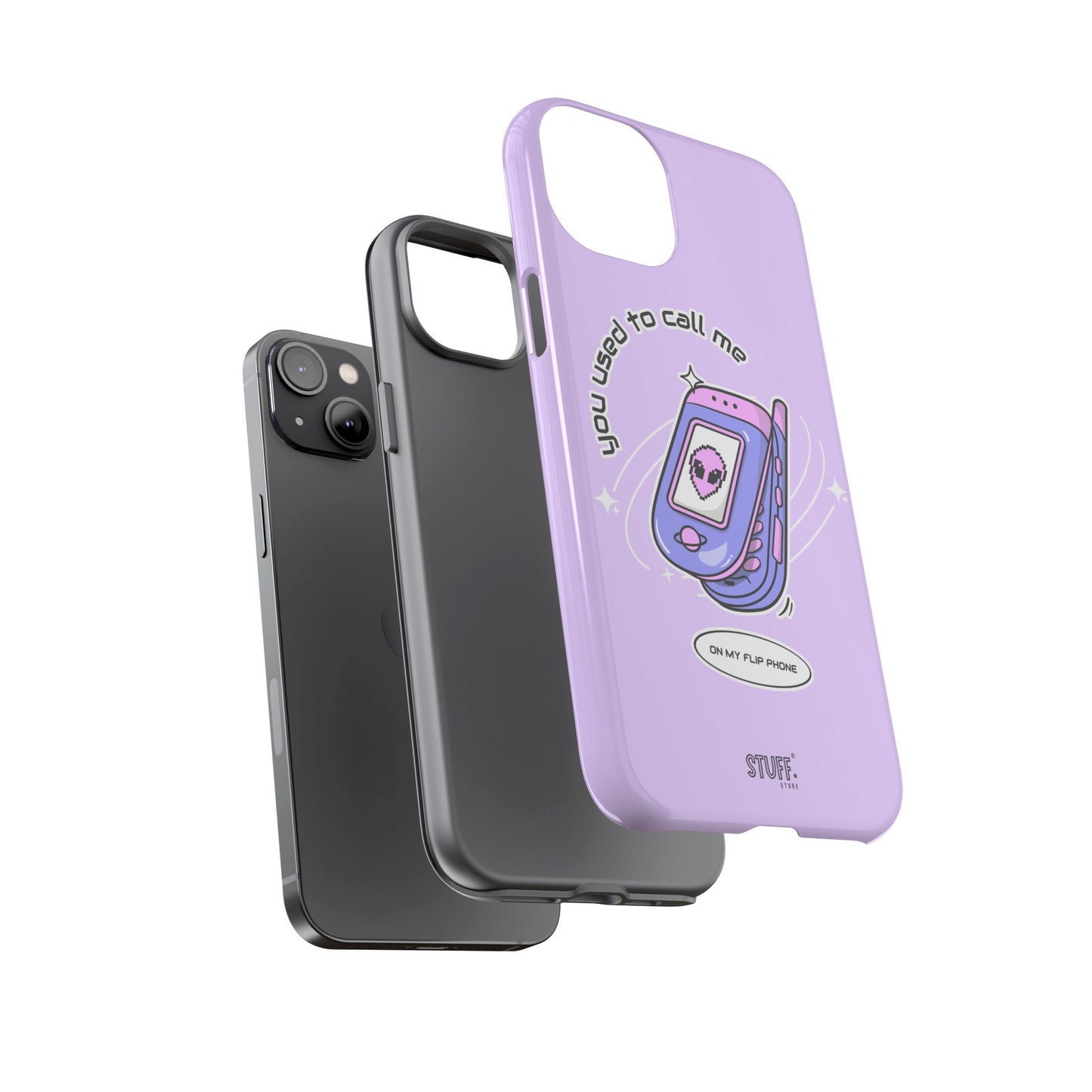 Flip Phone Case | Coque résistante double protection avec Design Y2K
