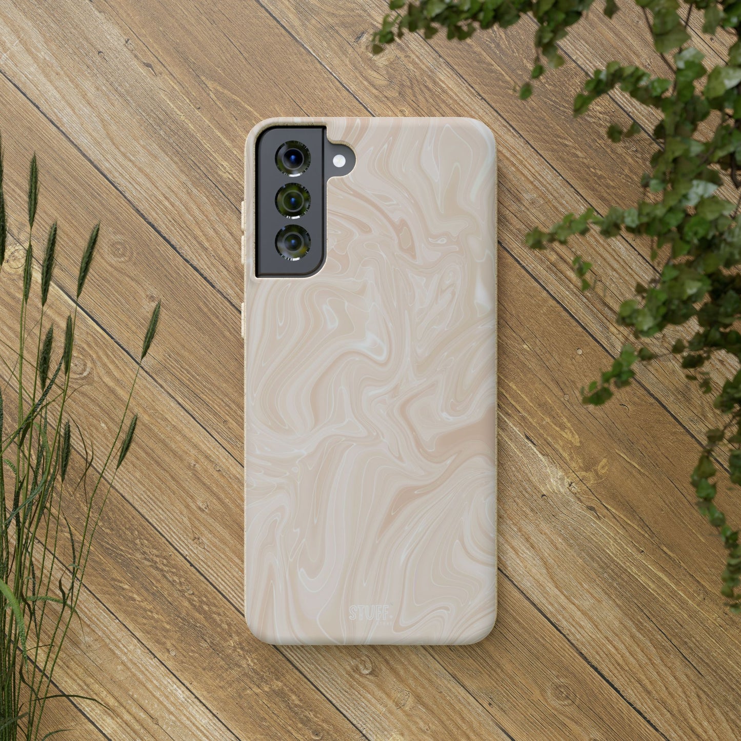 Liquid Marble Case | Coque Eco-Friendly en Bambou et Bioplastique Effet Marbré - Disponible avec Emballage Cadeau