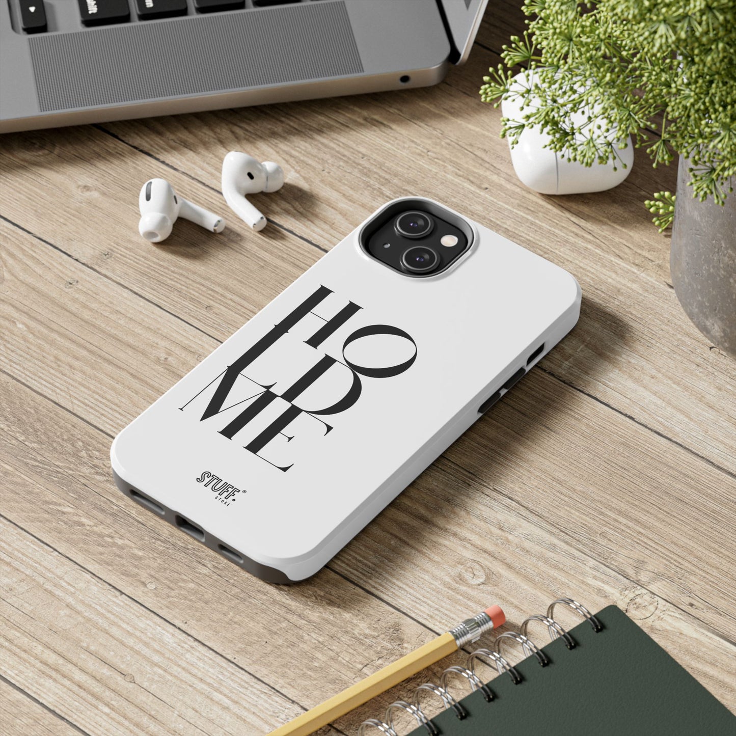 Hold Me | Coque résistante et durable avec Design épuré Monochrome