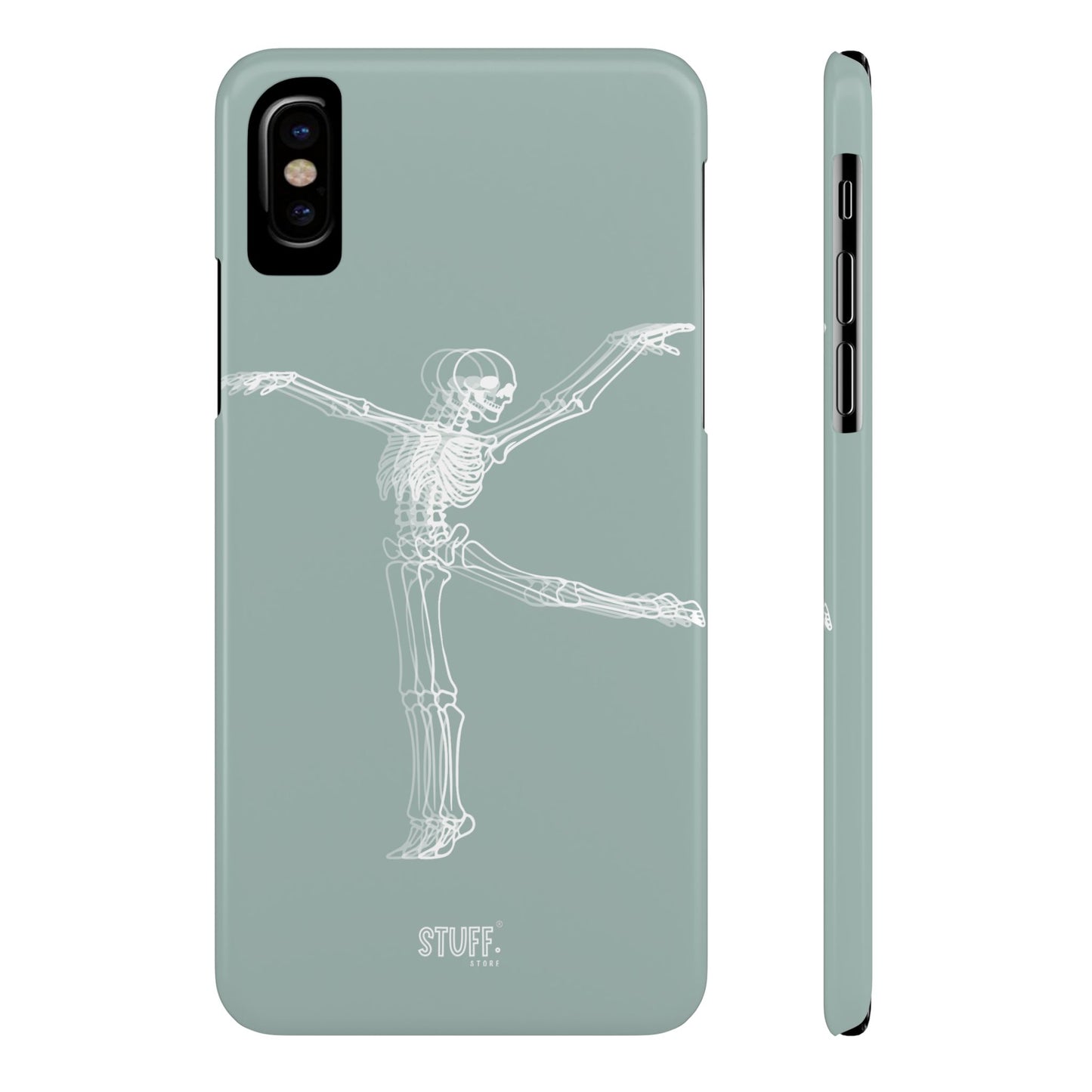 Bone-a-Rina | Coque slim durable et anti-chocs avec Design de Squelette Ballerine