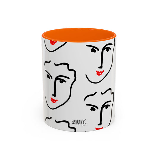 Nadia Cup | Mug bicolore inspiration Matisse – 330ml
