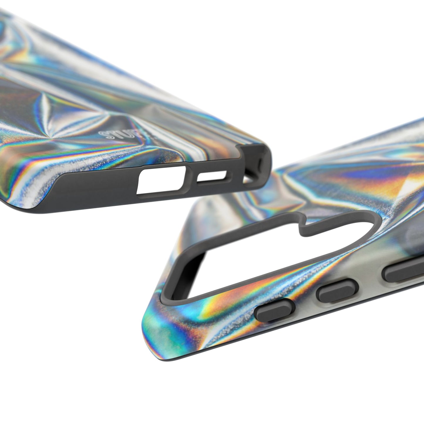 Metallic Case | Coque résistante double protection anti-choc - Effet Métallique