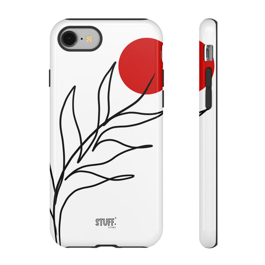 Red Sun Case | Coque résistante double protection avec Design Minimaliste