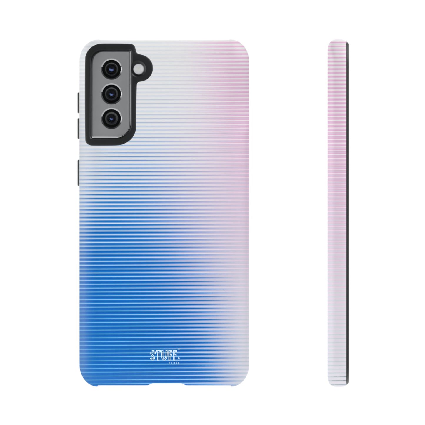 Gradient Case | Coque résistante double protection anti-choc - Dégradé Bleu & Rose