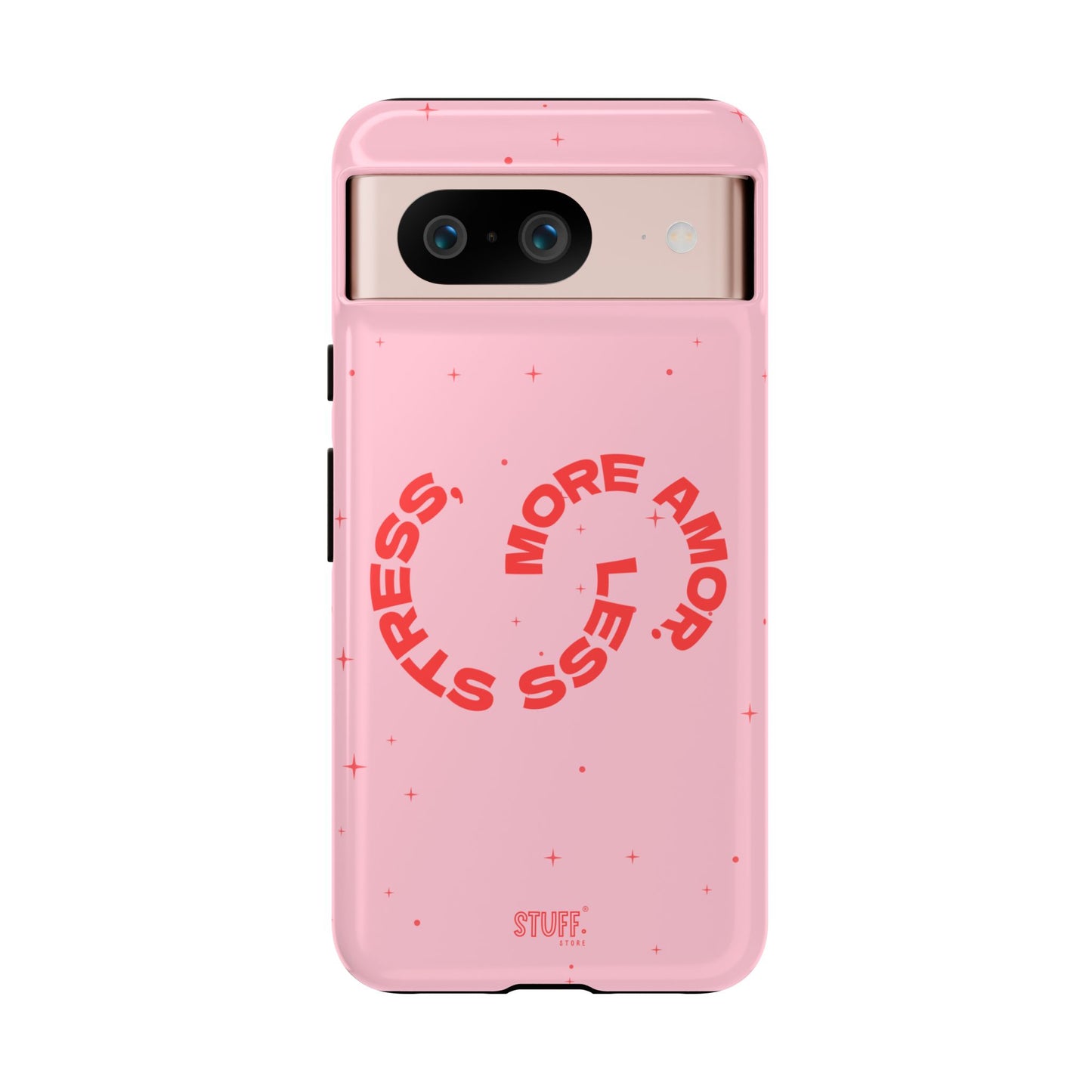 More Amor Case | Coque résistante double protection avec phrase Bienveillante
