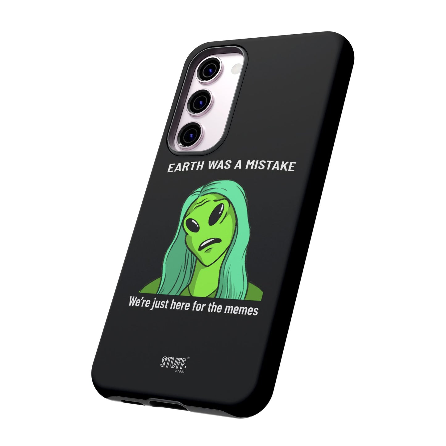 Meme Liking Alien Case | Coque résistante double protection pour les amateurs de Pop Culture