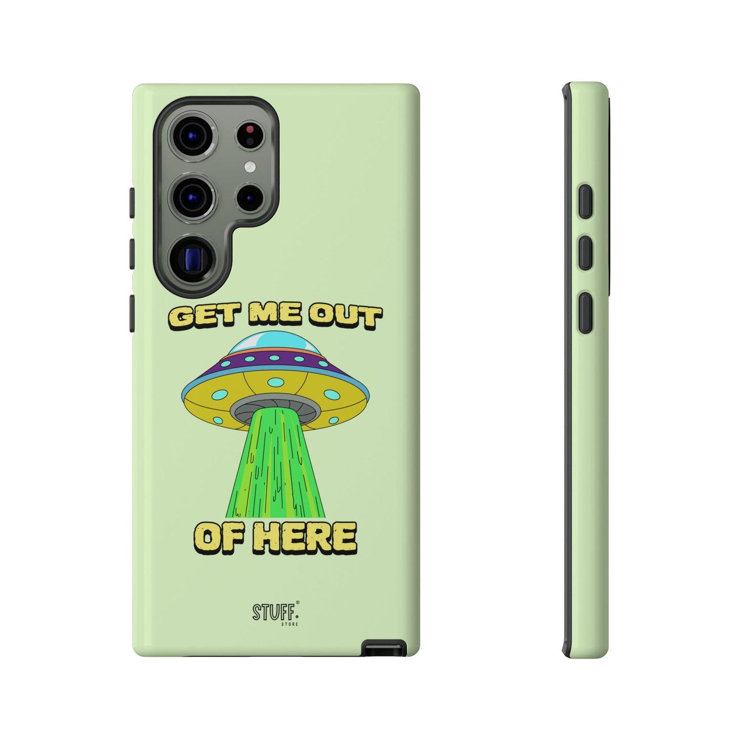 Get Me Out of Here | Coque résistante anti-choc — Vert Menthe