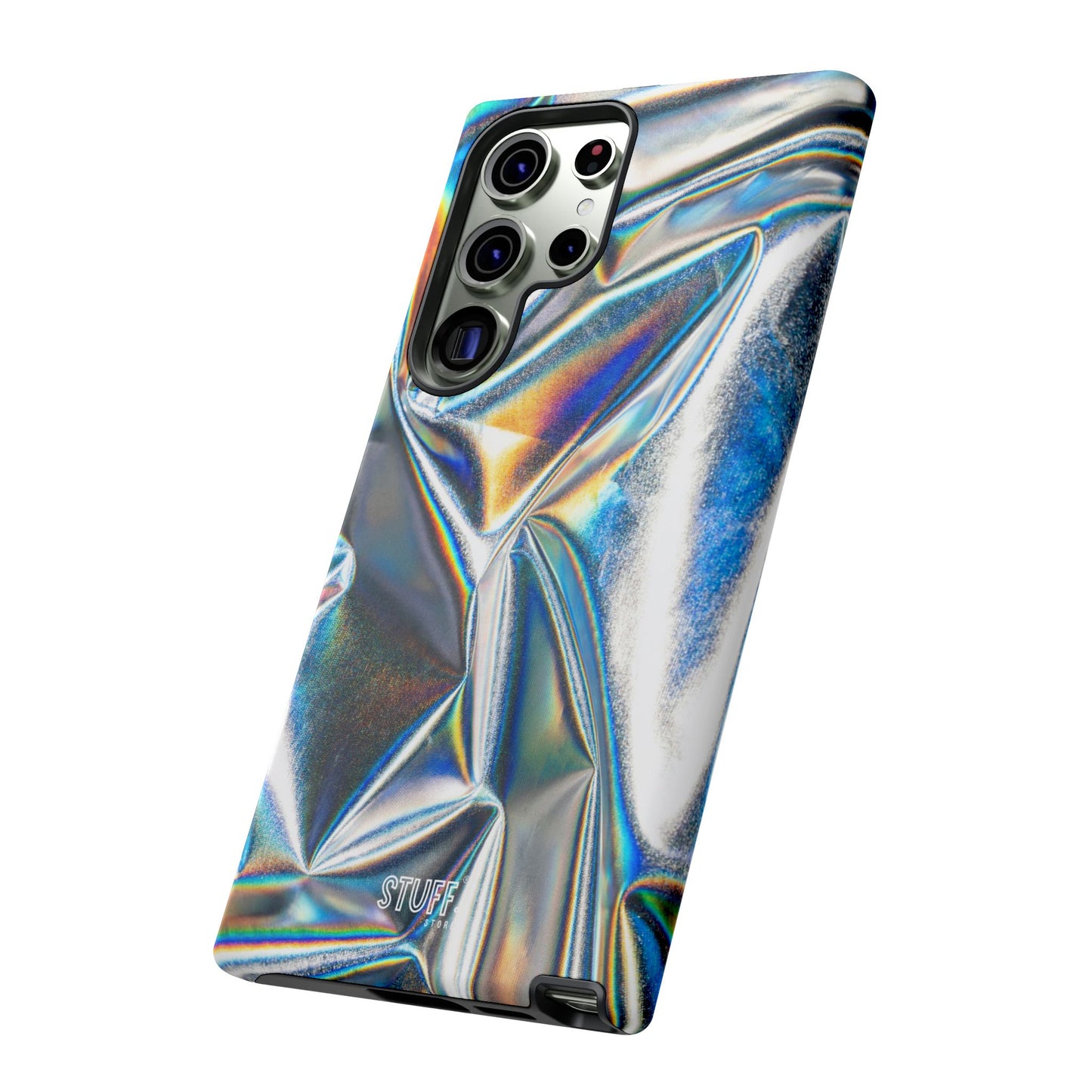 Metallic Case | Coque résistante double protection anti-choc - Effet Métallique