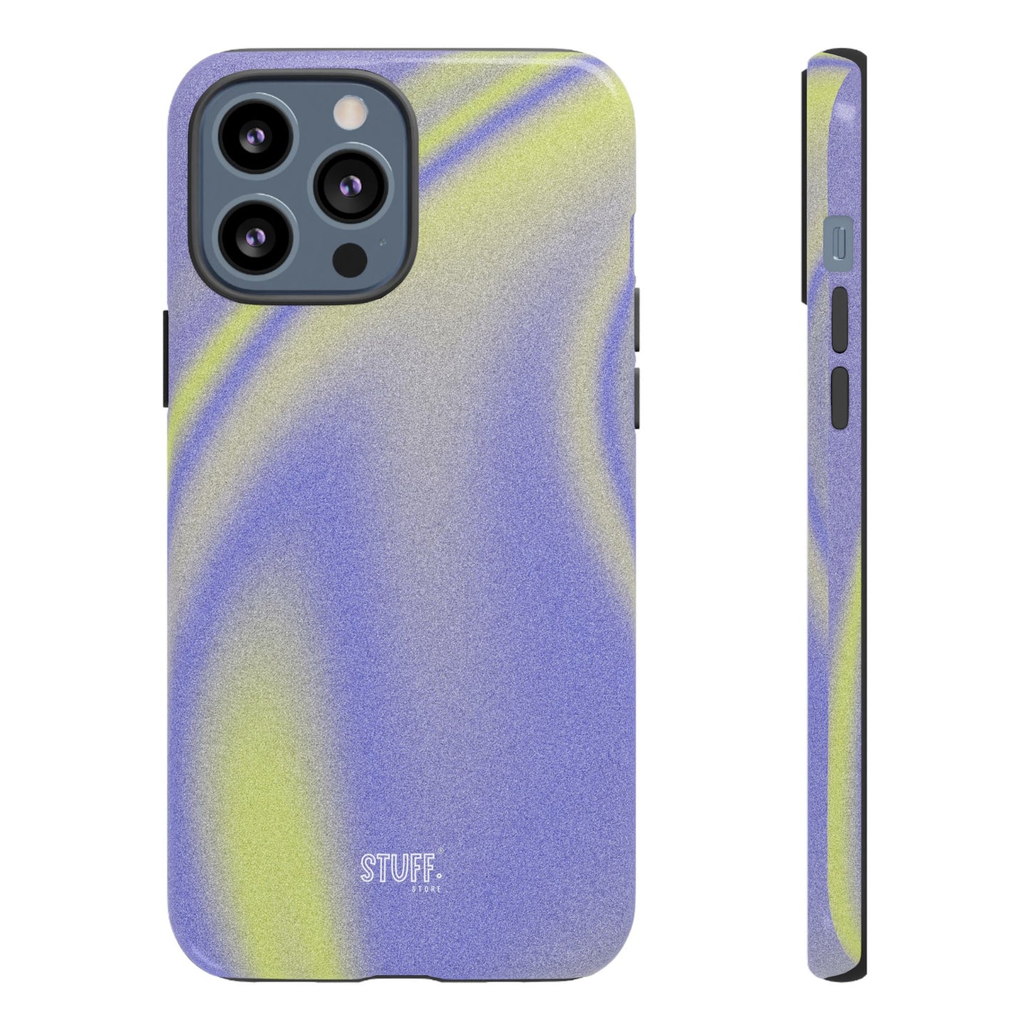Vibrant Case | Coque résistante double protection anti-choc - Violet & Jaune