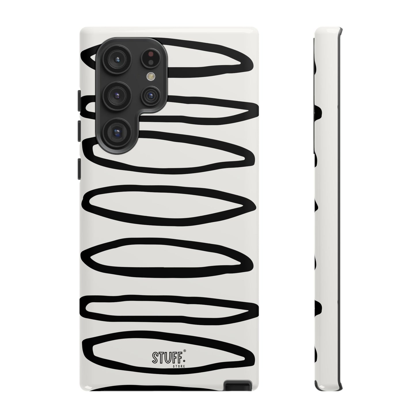Loopy Case | Coque résistante double protection - Motif cercles abstraits