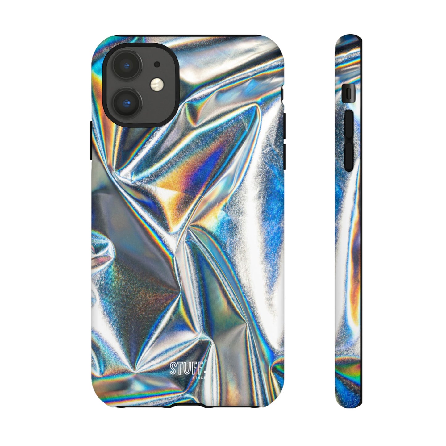 Metallic Case | Coque résistante double protection anti-choc - Effet Métallique