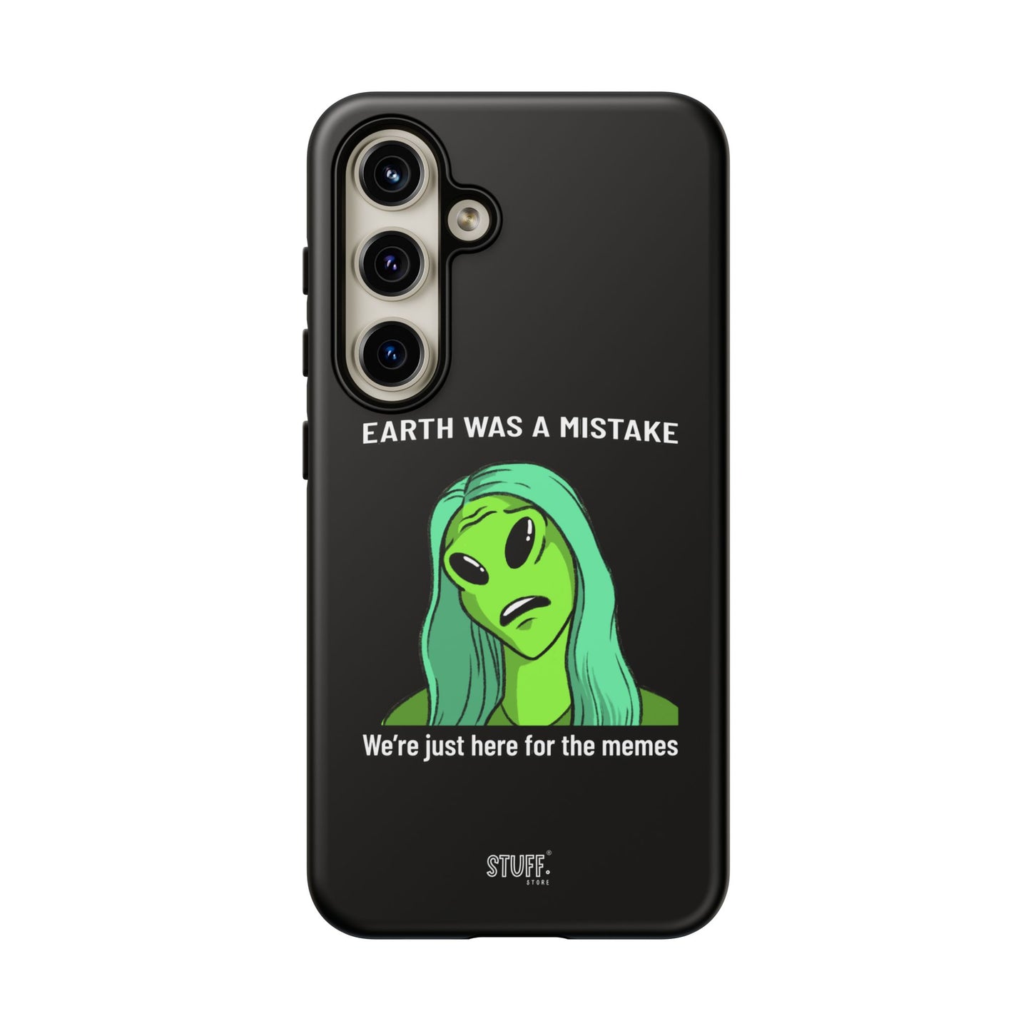Meme Liking Alien Case | Coque résistante double protection pour les amateurs de Pop Culture