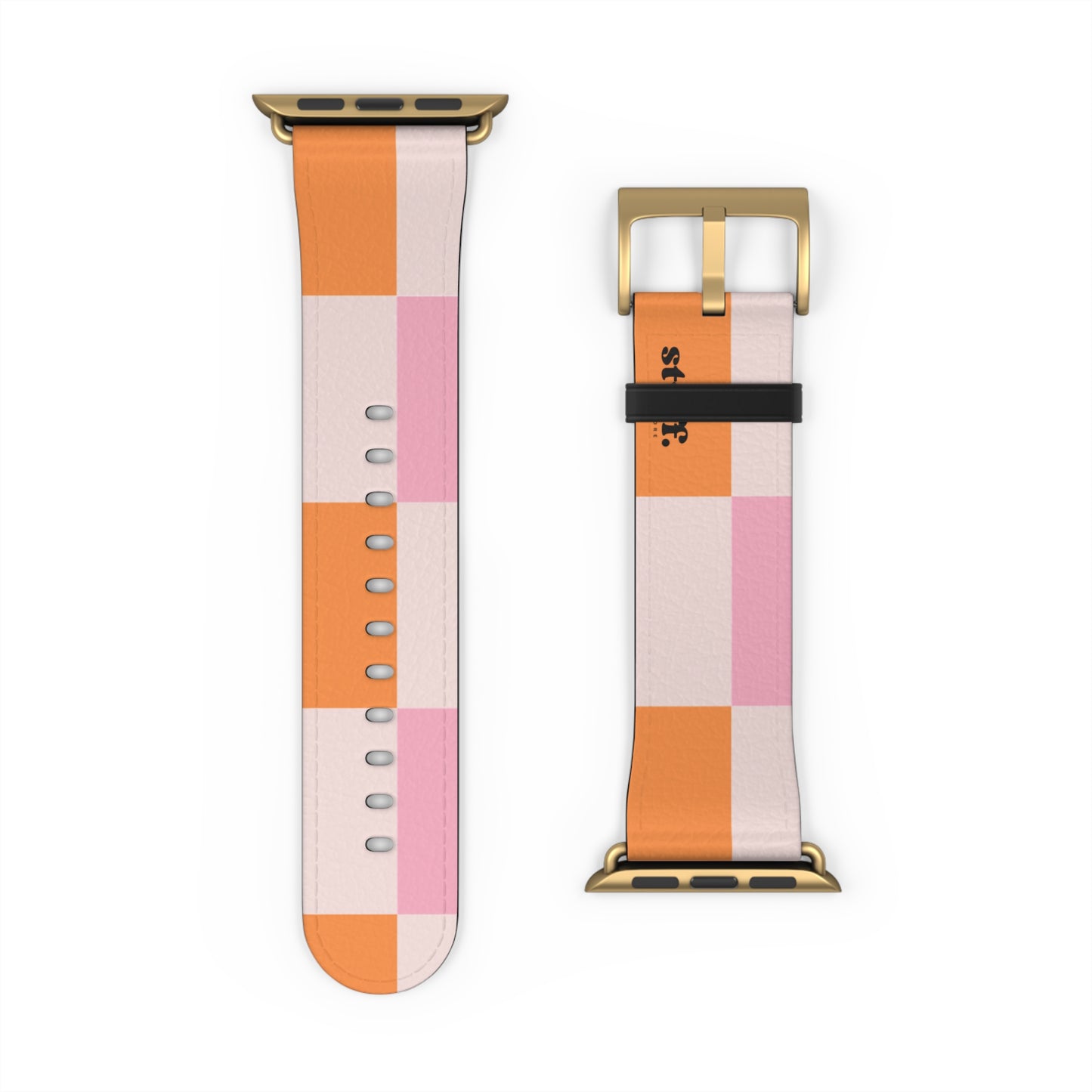 Peachy Band | bracelet Apple Watch simili cuir