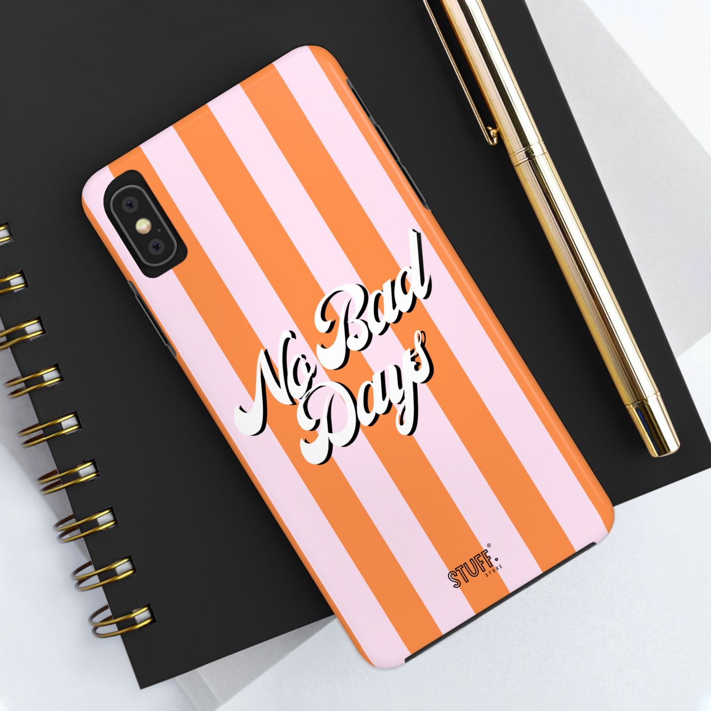 No Bad Days Case | Coque résistante double protection avec phrase positive