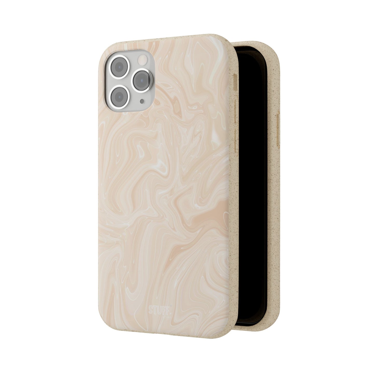 Liquid Marble Case | Coque Eco-Friendly en Bambou et Bioplastique Effet Marbré - Disponible avec Emballage Cadeau