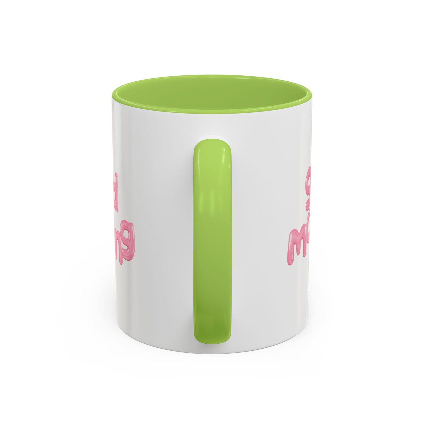 Balloon Cup | Two-tone ceramic mug with "balloon" lettering - 330ml