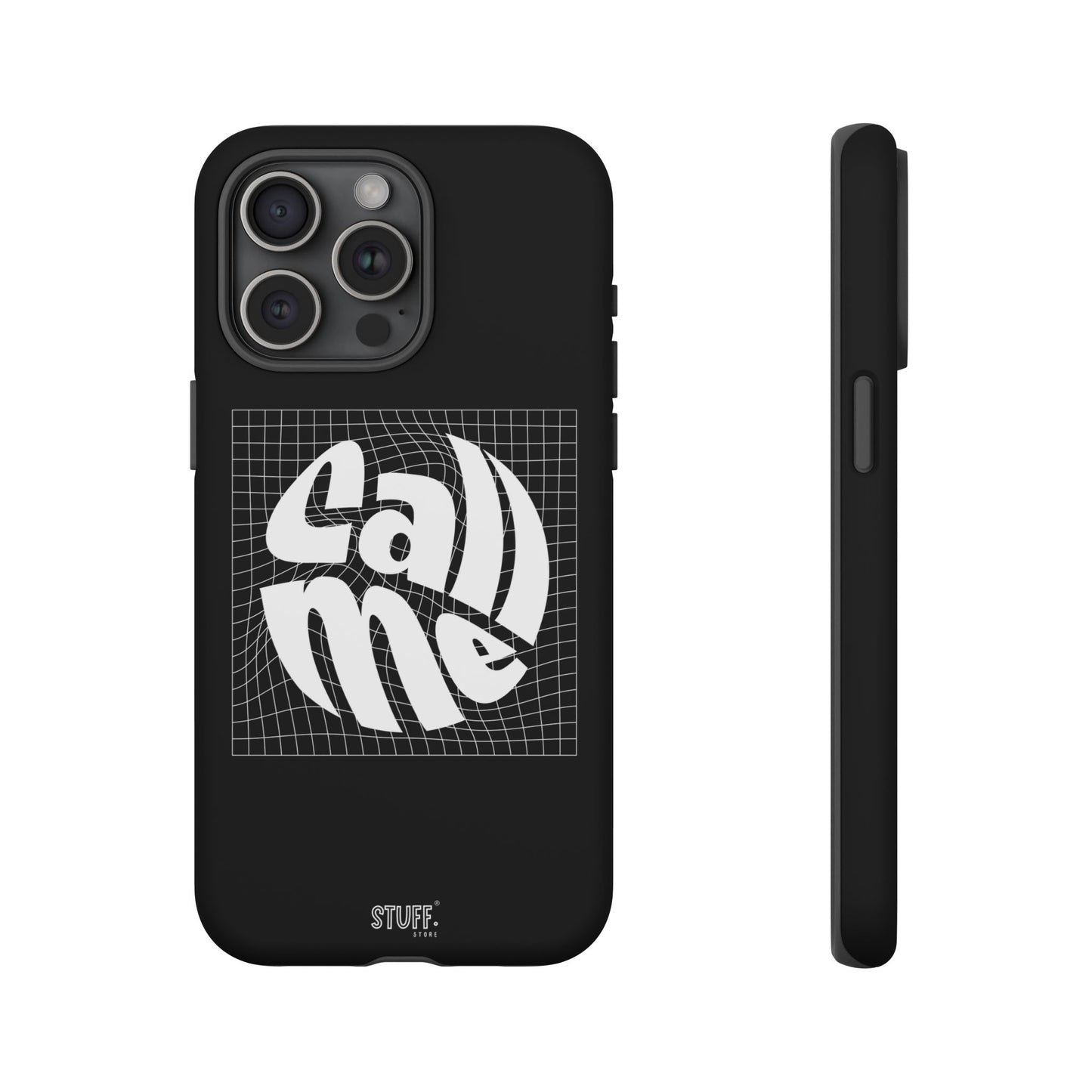 Call Me Case | Coque résistante double protection - Noir Effet Mat
