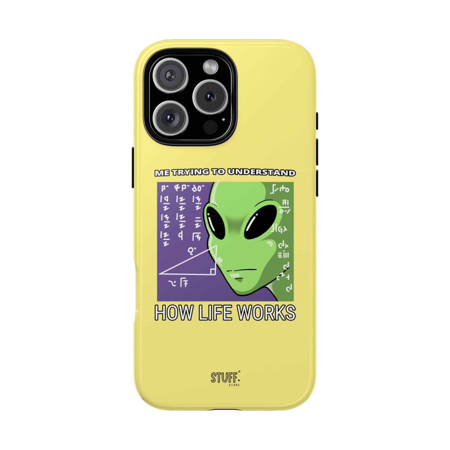 Confused Alien Case | Coque résistante Dual Protect anti-choc