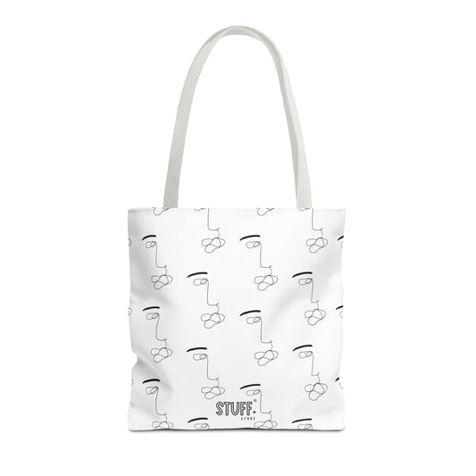 He’s Art Tote Bag | Sac cabas résistant et durable avec design one-line