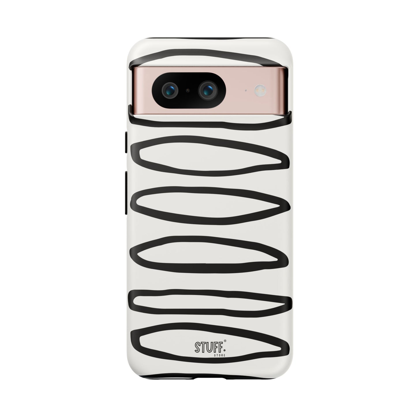 Loopy Case | Coque résistante double protection - Motif cercles abstraits