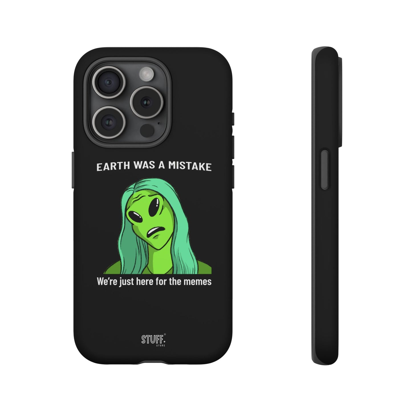 Meme Liking Alien Case | Coque résistante double protection pour les amateurs de Pop Culture