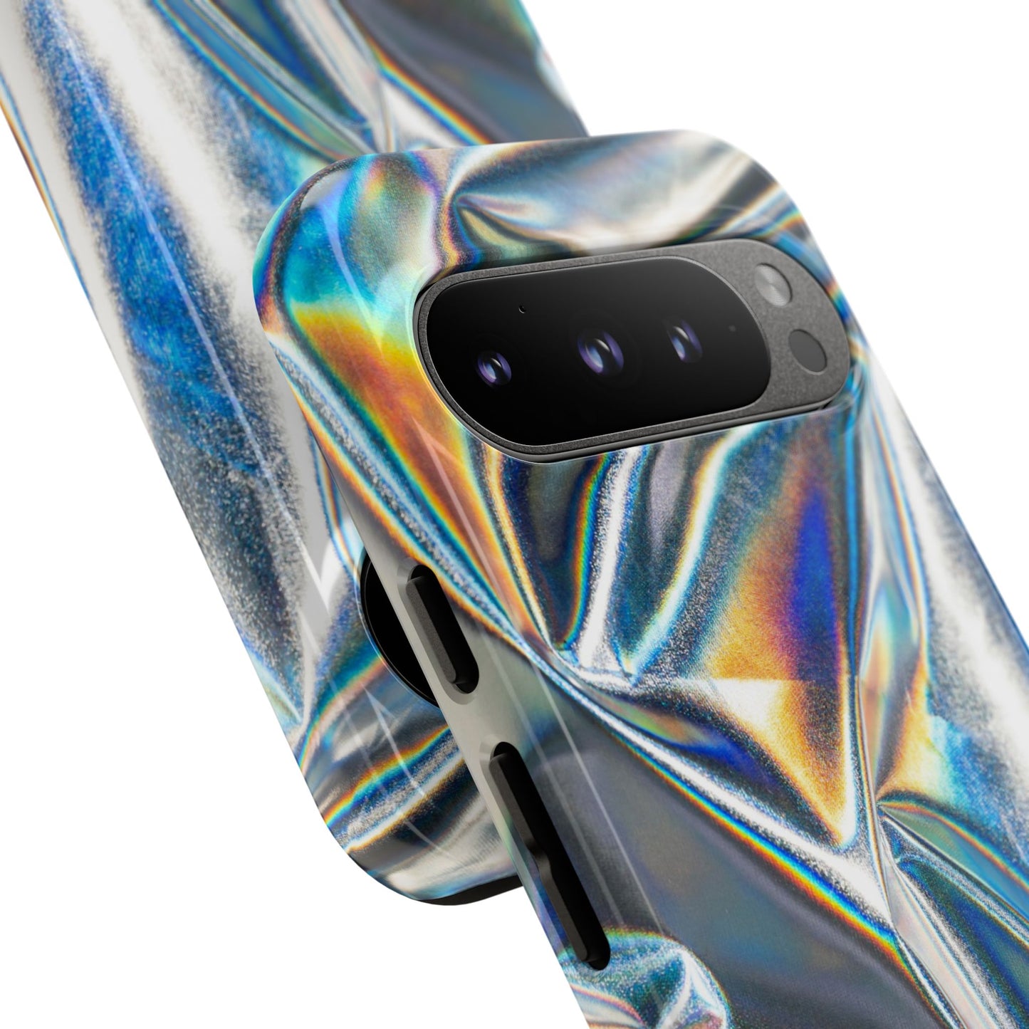 Metallic Case | Coque résistante double protection anti-choc - Effet Métallique