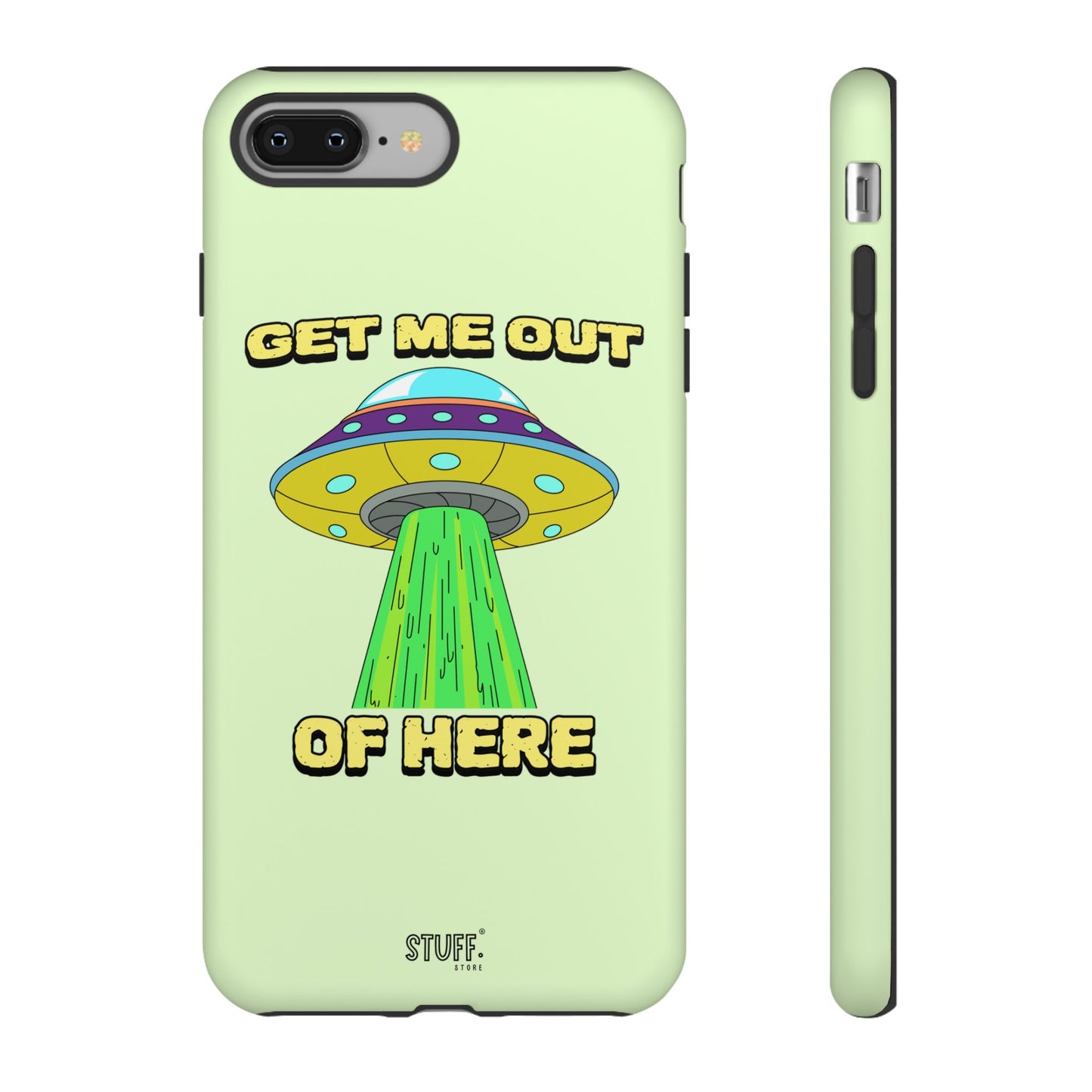 Get Me Out of Here | Coque résistante anti-choc — Vert Menthe