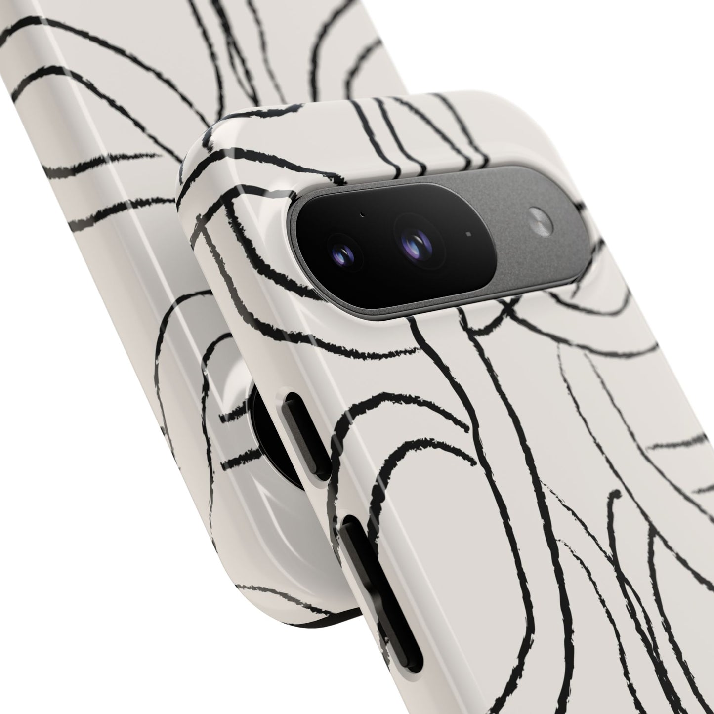 Doodly Case | Coque résistante double protection avec Design Gribouillis Minimaliste