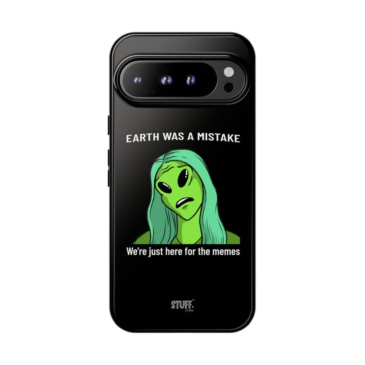 Meme Liking Alien Case | Coque résistante double protection pour les amateurs de Pop Culture