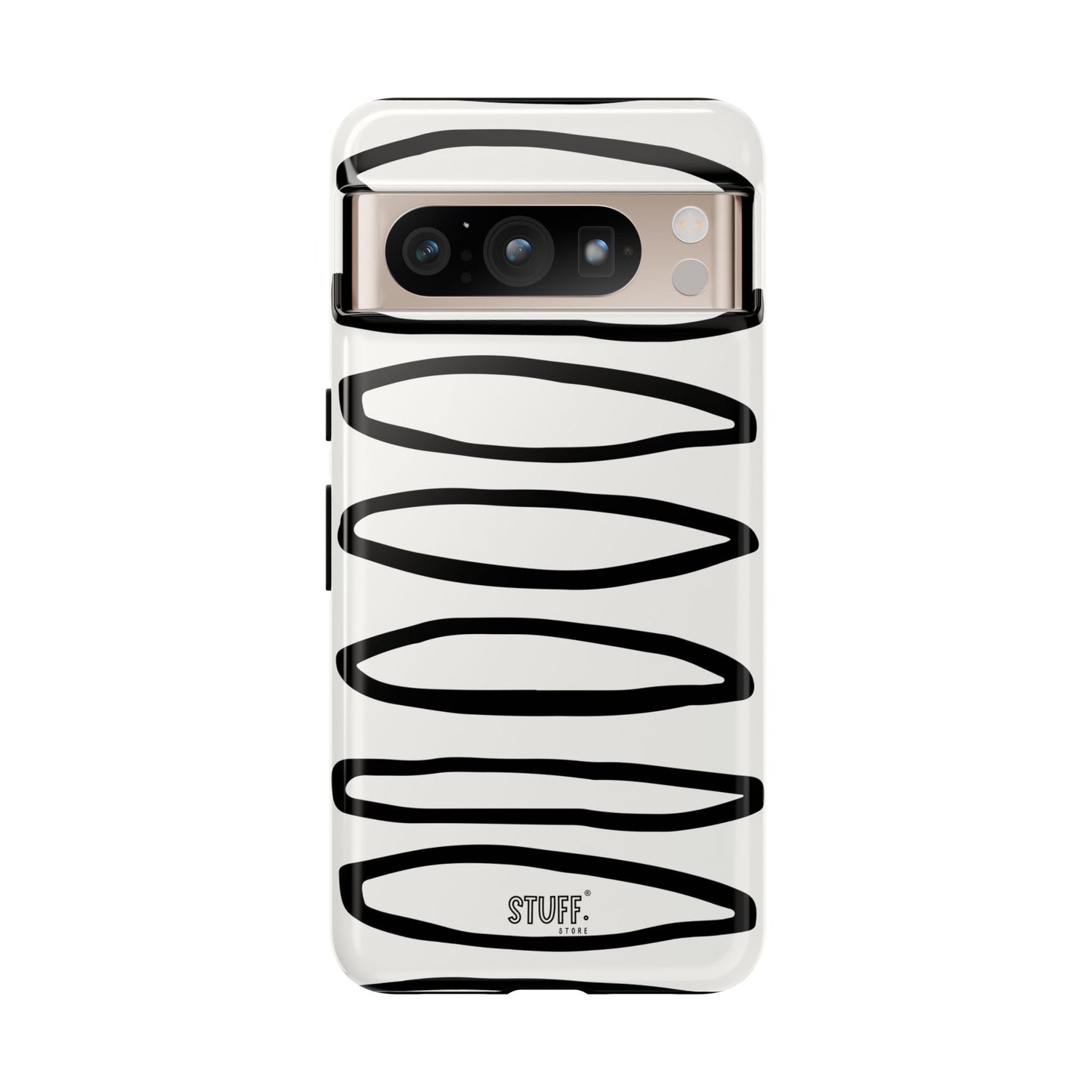 Loopy Case | Coque résistante double protection - Motif cercles abstraits