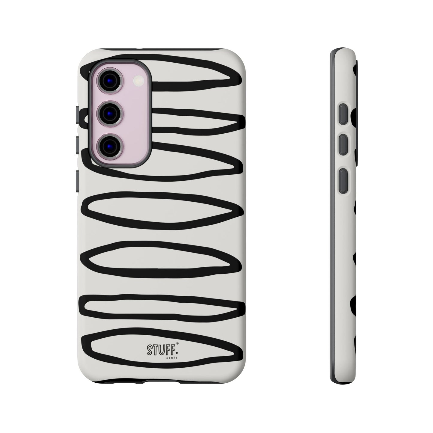 Loopy Case | Coque résistante double protection - Motif cercles abstraits