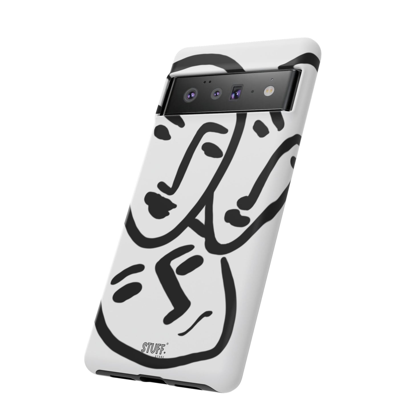 Les Trois Visages | Coque résistante double protection — inspiration Matisse