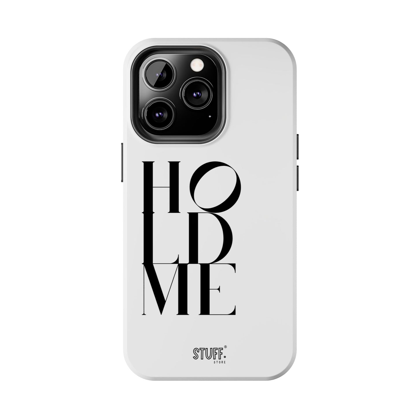 Hold Me | Coque résistante et durable avec Design épuré Monochrome