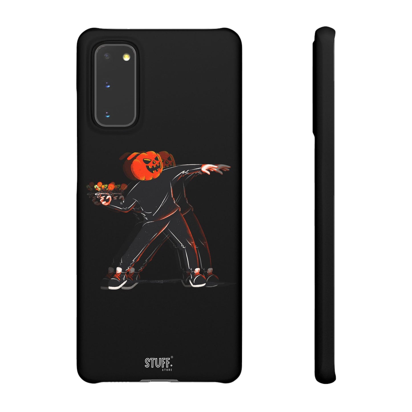 Pumpksy | Coque snap légère et résistante inspiration Banksy – Noir