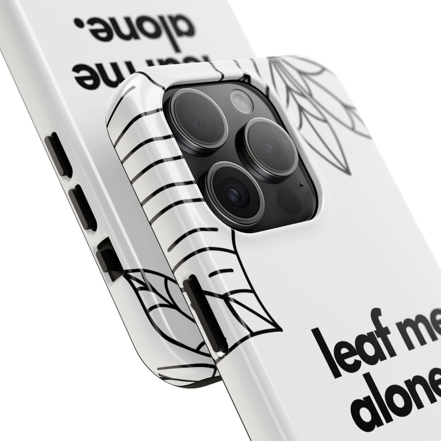 Leaf Me Case | Coque résistante double protection avec design minimaliste
