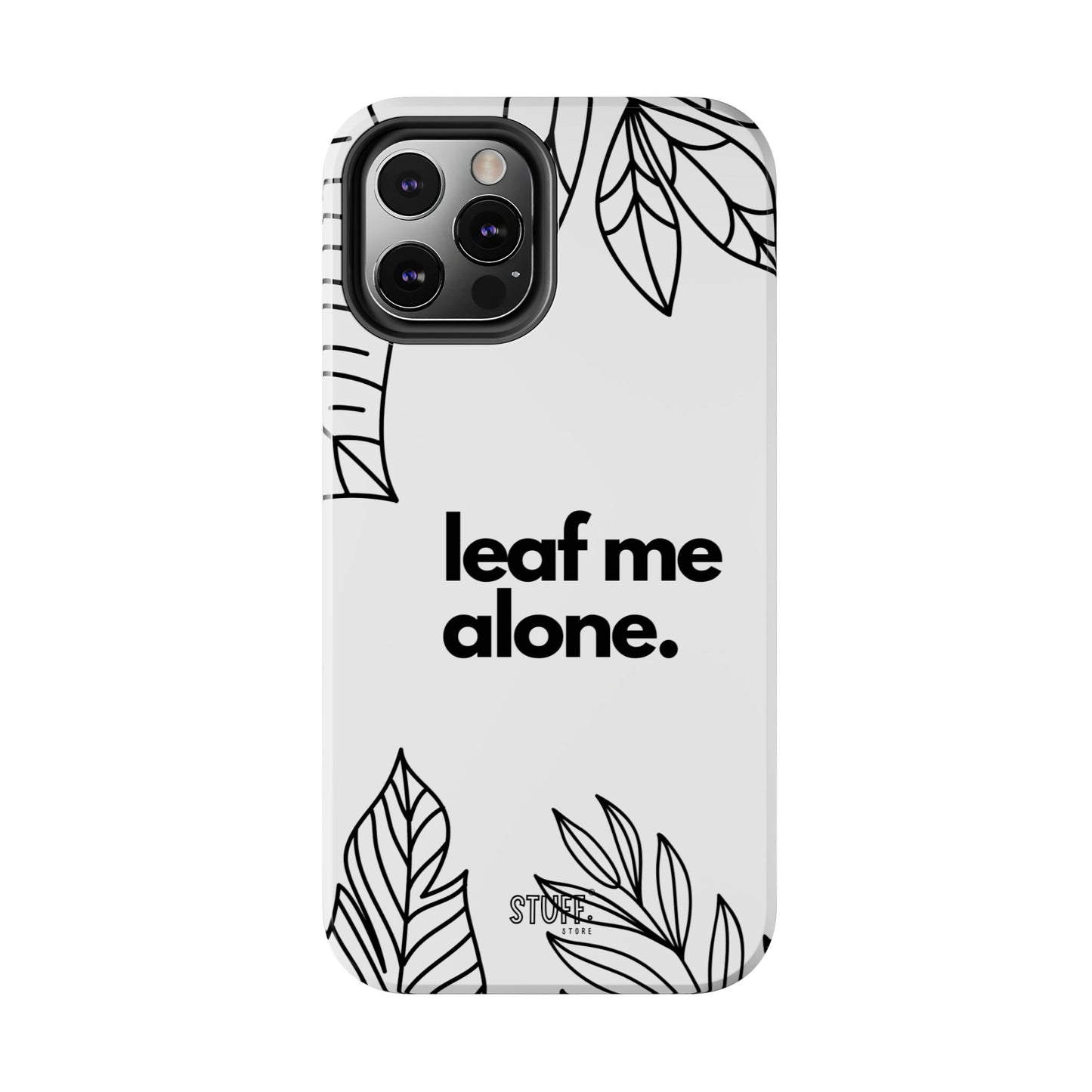 Leaf Me Case | Coque résistante double protection avec design minimaliste