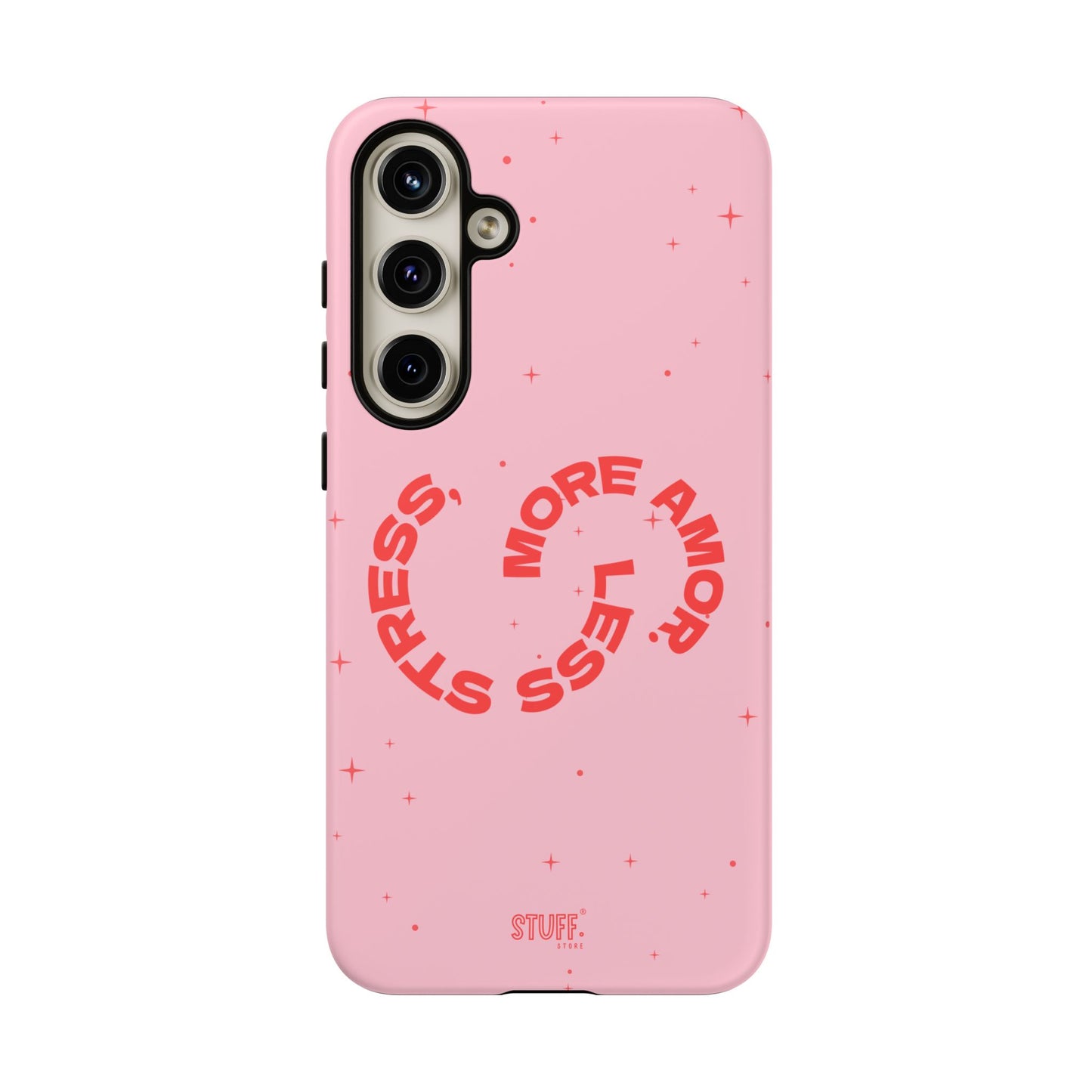 More Amor Case | Coque résistante double protection avec phrase Bienveillante
